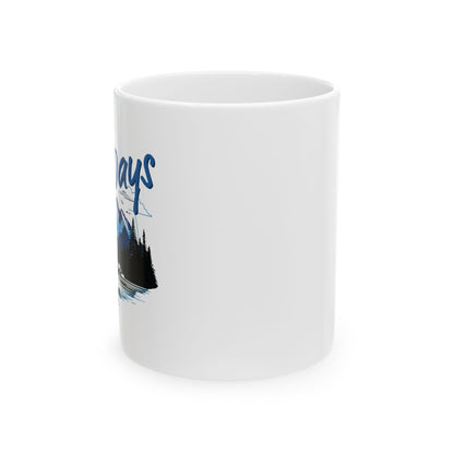 Cold Days Club Retro Aesthetic Coffee Mug