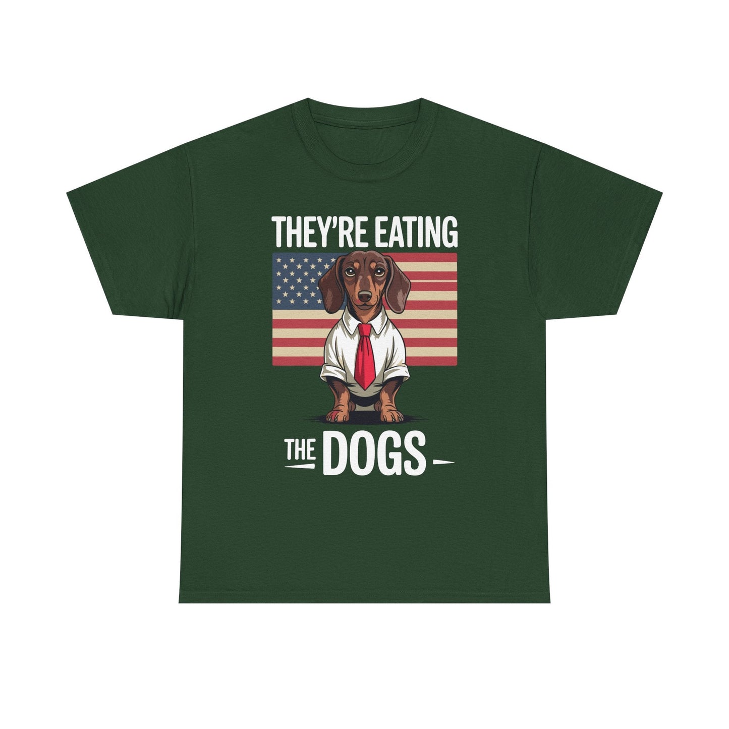 They're Eating the Dogs Trump Hot Dog T-Shirt For Men Women