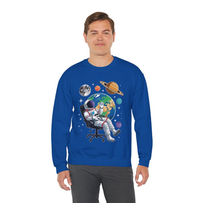 Astronaut Gamer Space Gaming System Planets Sweatshirt
