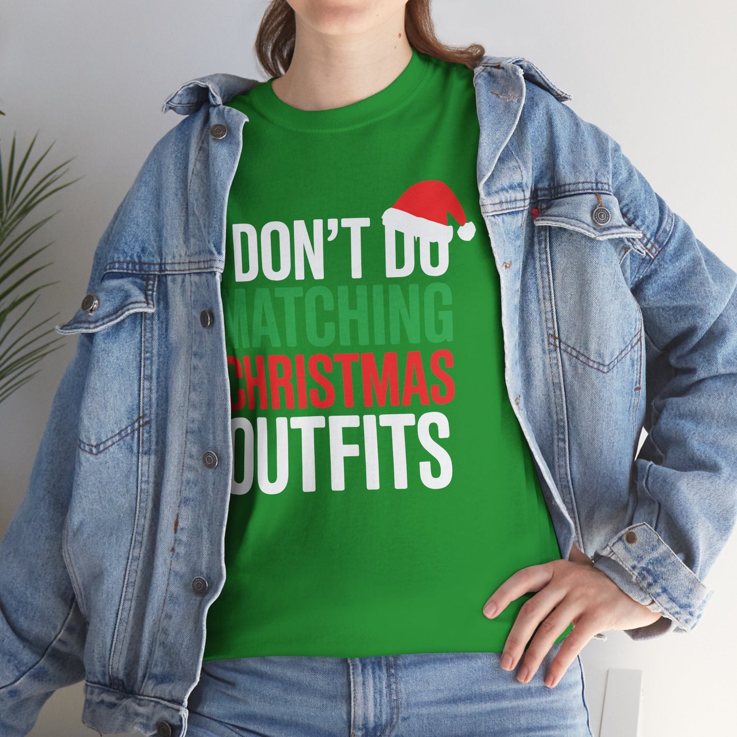 Family Christmas Pajamas I Dont Do Matching Christmas Outfit T-Shirt