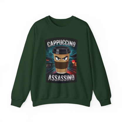 Cappuccino Assassino Coffee Lovers Italian Brainrot Meme Sweatshirt