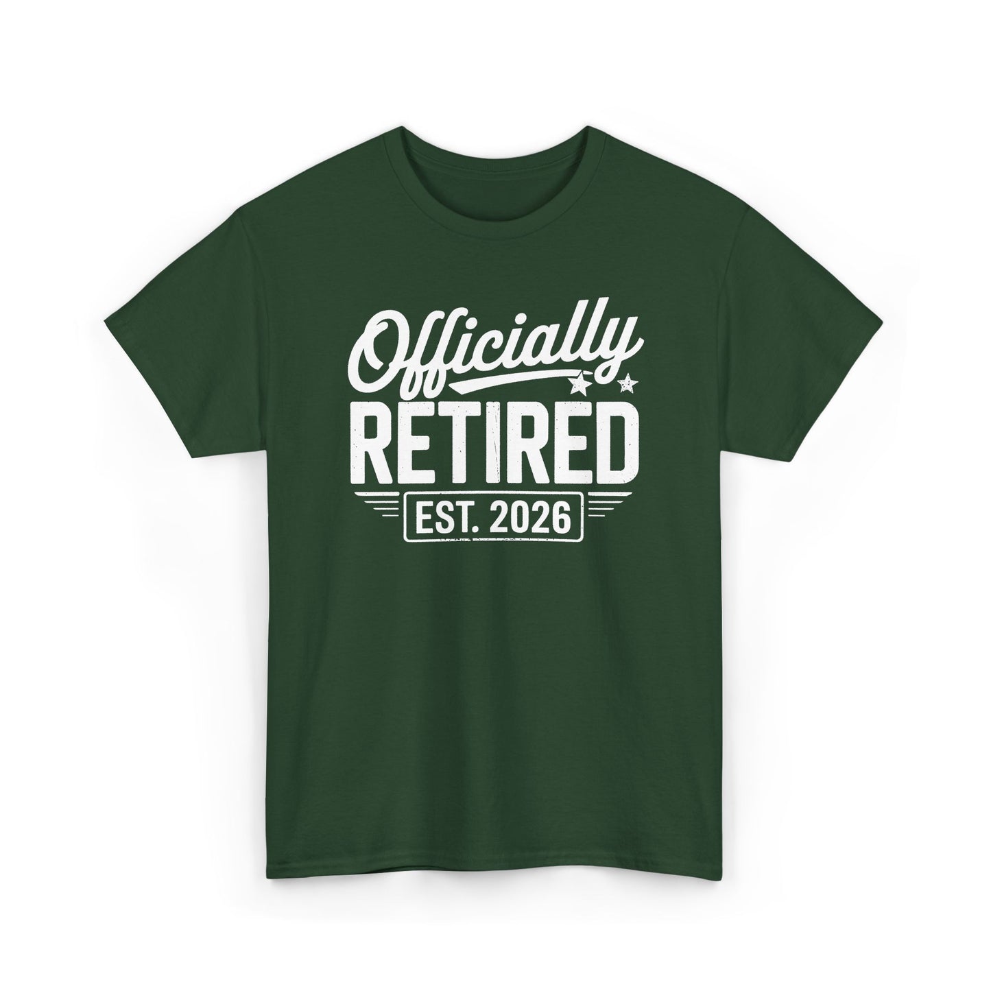 Funny Retirement 2026 Officially Retired Vintage Humor T-Shirt
