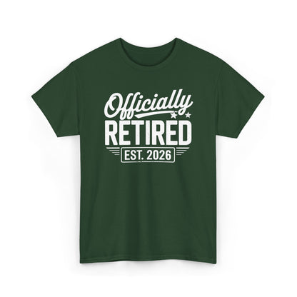 Funny Retirement 2026 Officially Retired Vintage Humor T-Shirt