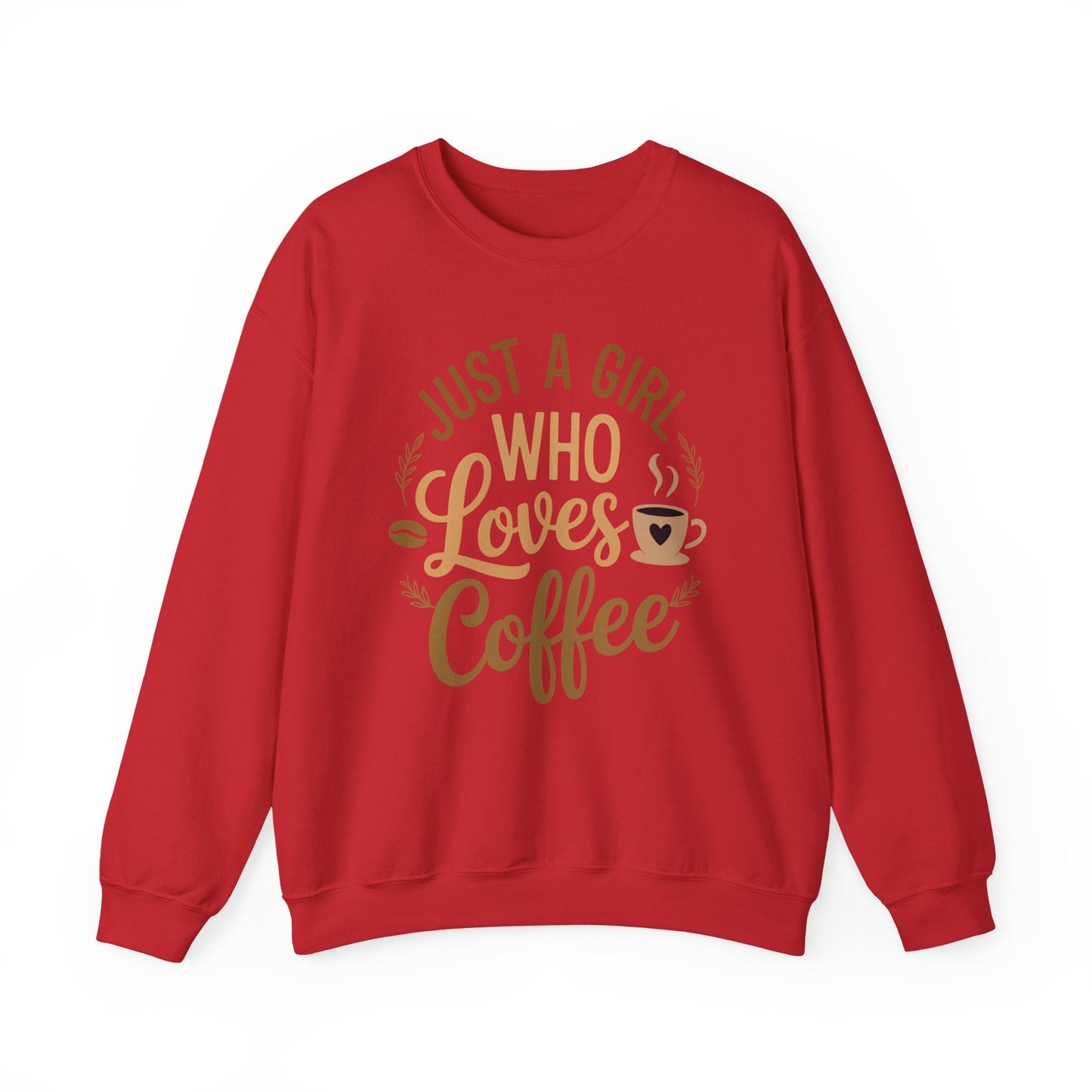 Just A Girl Who Loves Coffee Womens Coffee Lover Sweatshirt
