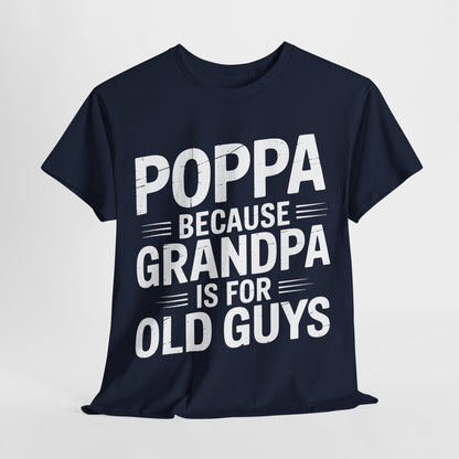 Poppa Grandpa From Grandkids Father's Day Poppa T-Shirt