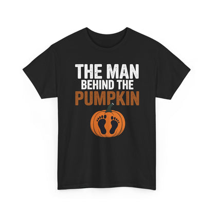 Pregnant Thanksgiving Costume for Dad Expecting Lil Pumpkin T-Shirt