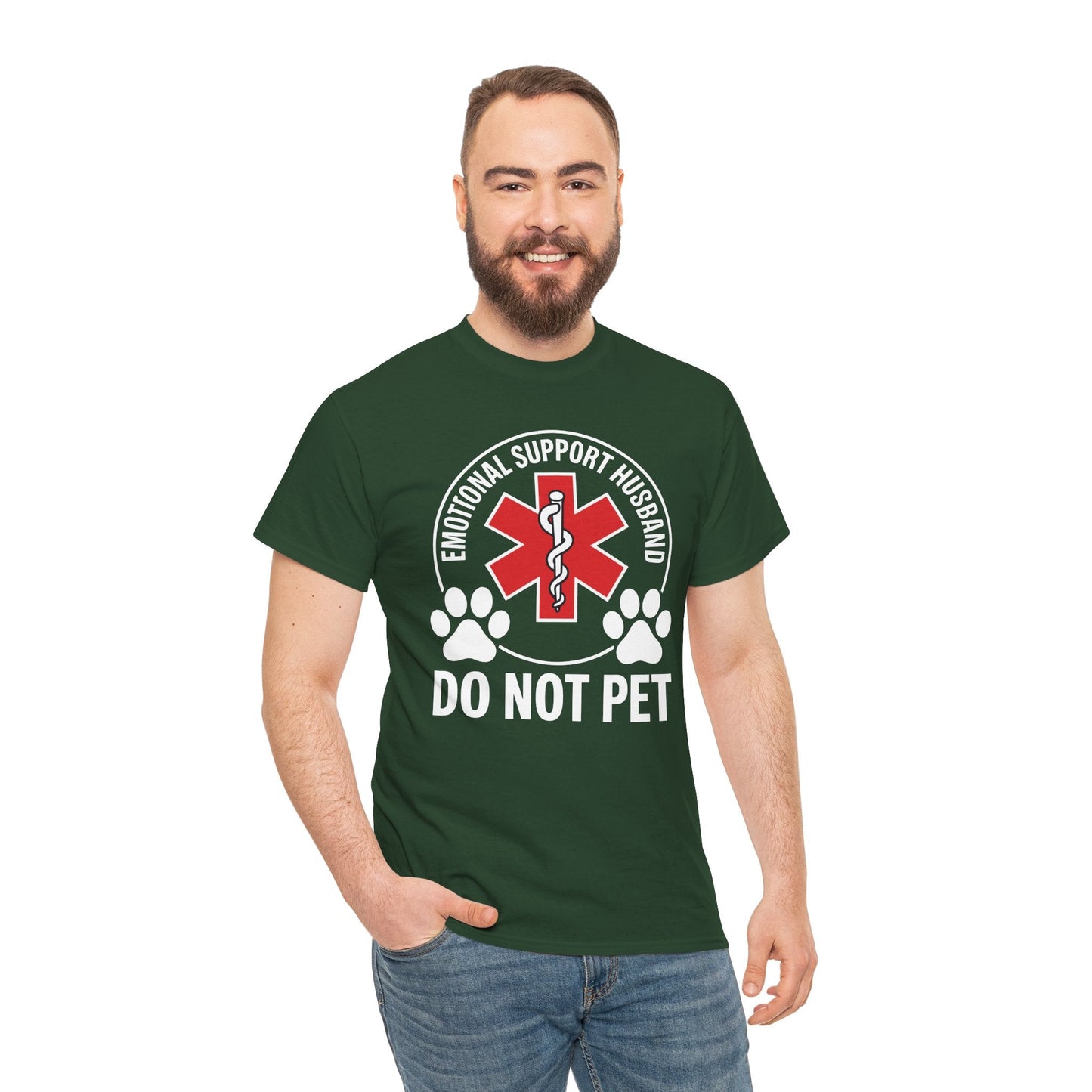 Emotional Support Husband Do Not Pet T-Shirt