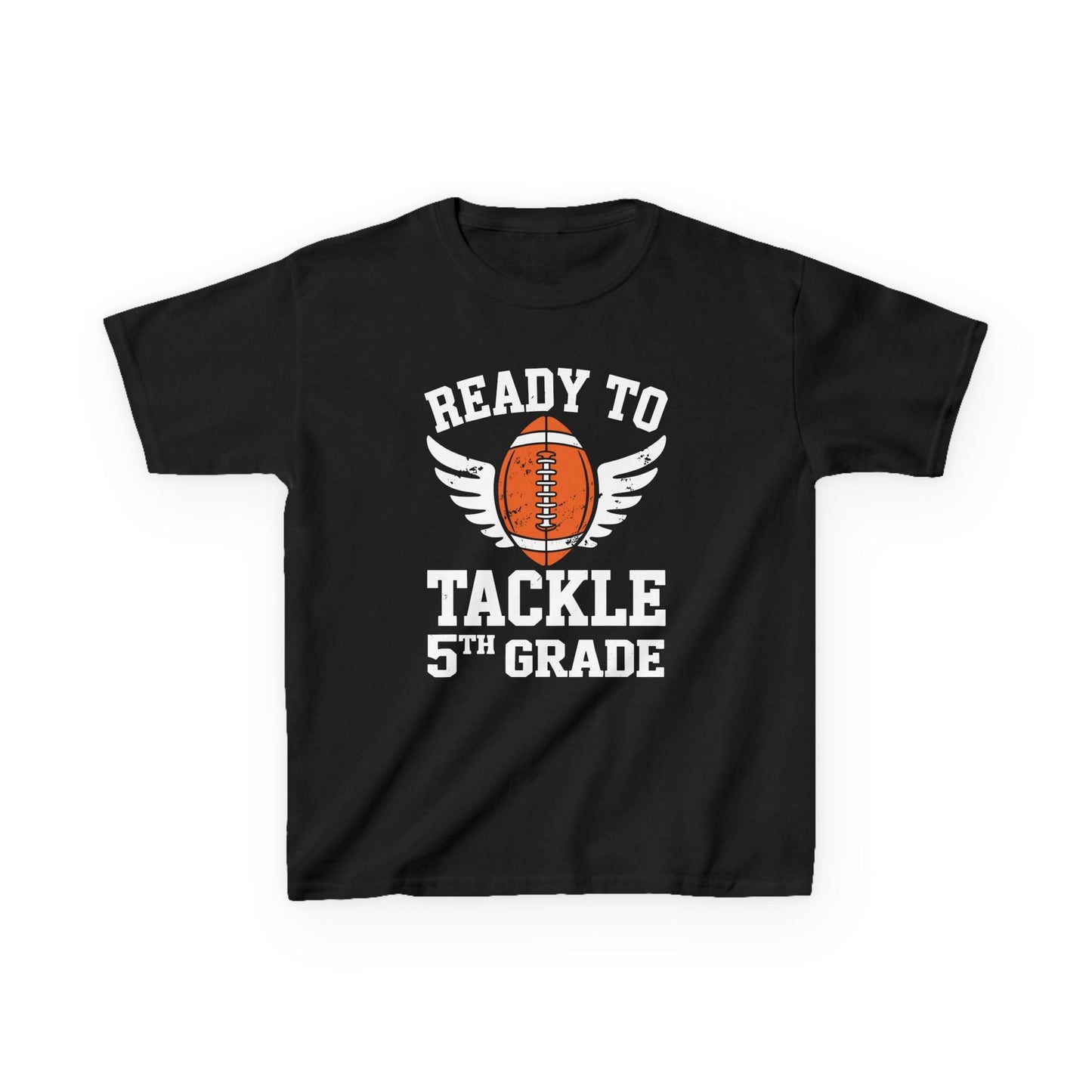 Ready To Tackle 5th Grade Football First Day Sport Kids T-Shirt