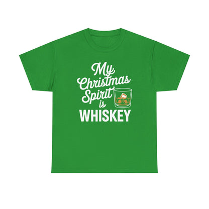 Funny Christmas Drinking Shirt Whiskey Liquor Drinker Saying T-Shirt