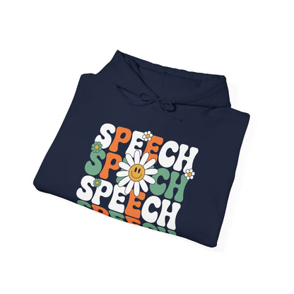 Speech Therapy Retro Speech Language Pathologist Therapist Hoodie