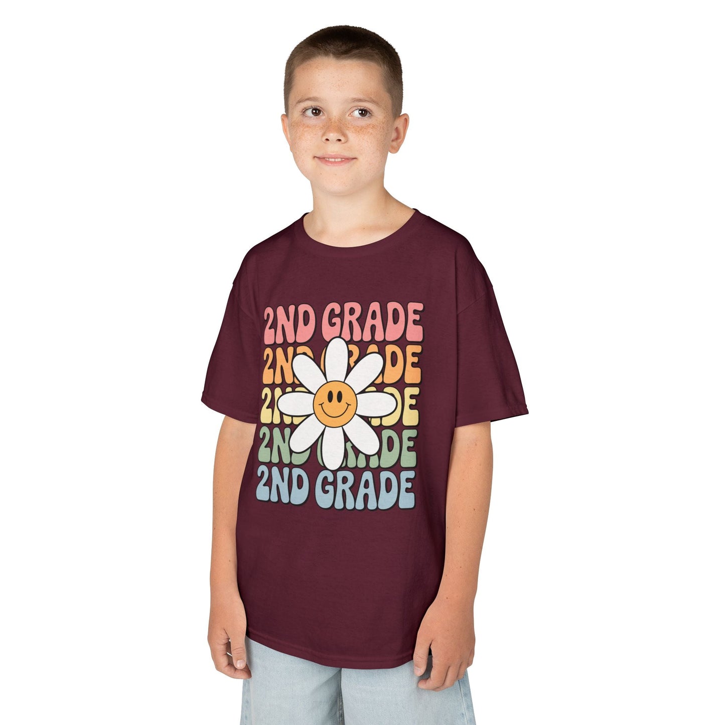 Groovy 2nd Grade Back To School First Day of Second Grade T-Shirt
