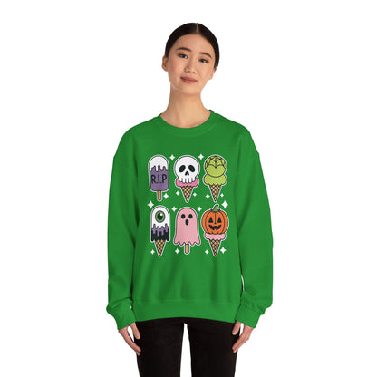 Horror Movie Summer Popsicle Halloween Ice Cream Summer-ween Sweatshirt for Men Women
