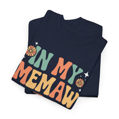 In My Memaw Era Funny Sarcastic Groovy Retro Mothers Day T-Shirt