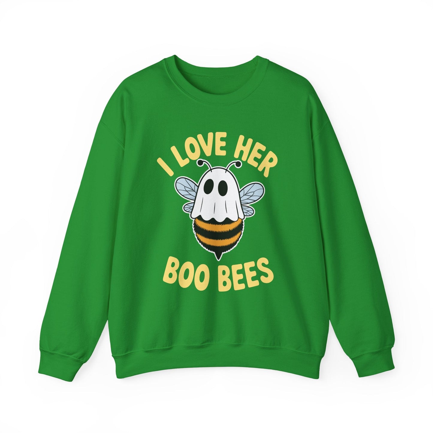 I Love Her Boo Bees Couples Halloween Adult Costume His Men Sweatshirt