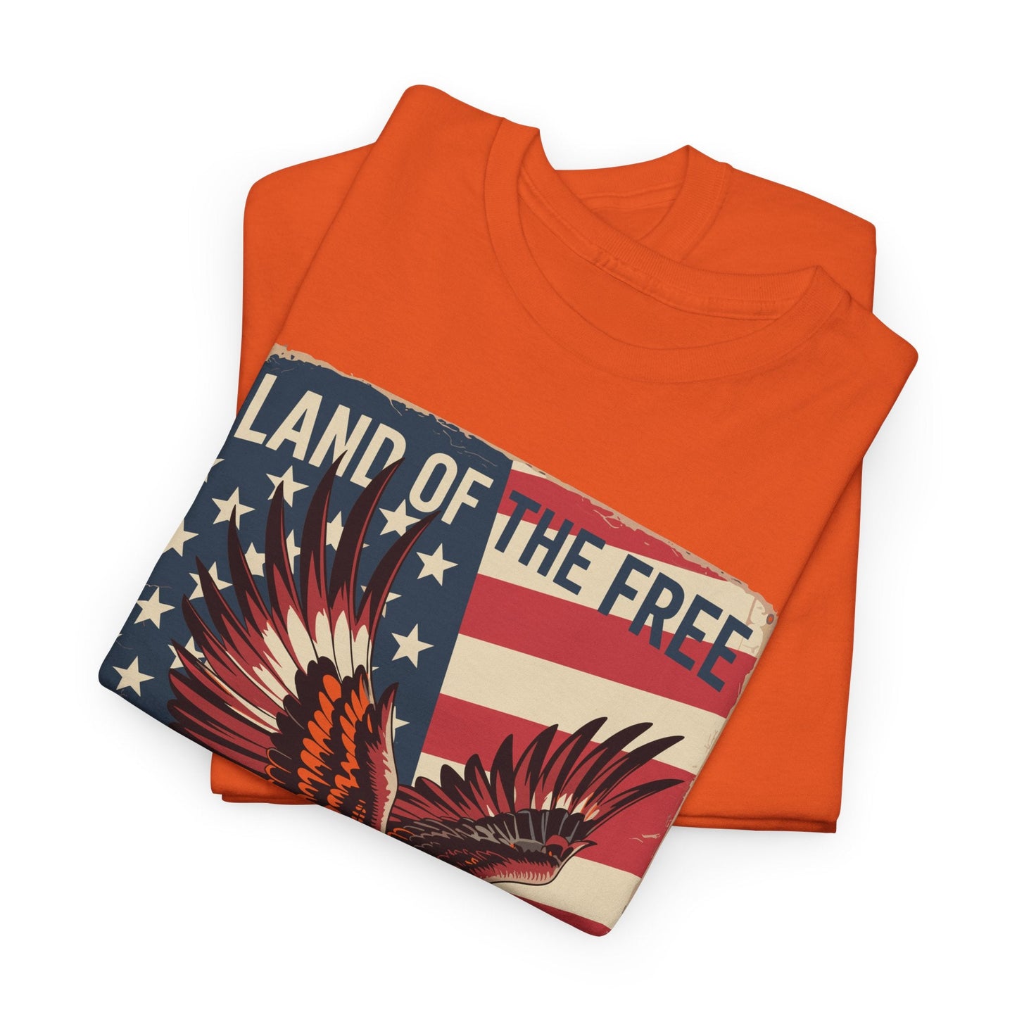 America Eagle Land of the Free Because of the Brave T-Shirt