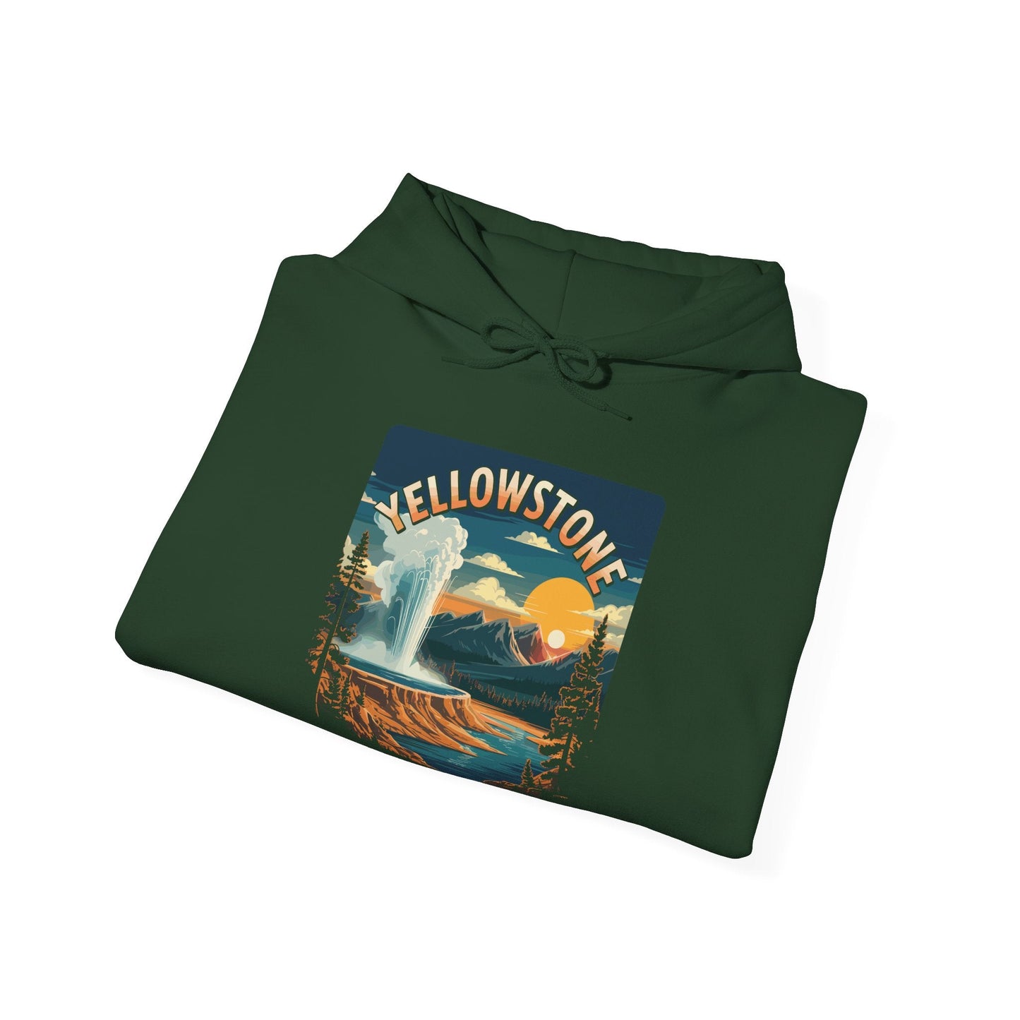 Yellowstone Family Road Trip 2025 National Park Outdoor Hoodie