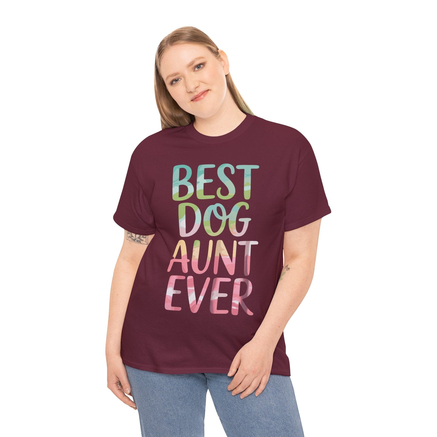 Best Dog Aunt Ever Shirt Women Dog Lover Auntie Mothers Day T-Shirt