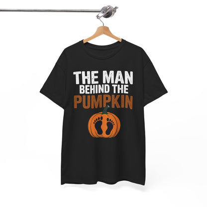 Pregnant Thanksgiving Costume for Dad Expecting Lil Pumpkin T-Shirt
