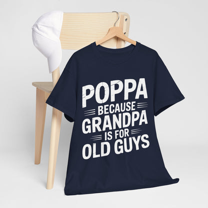 Poppa Grandpa From Grandkids Father's Day Poppa T-Shirt