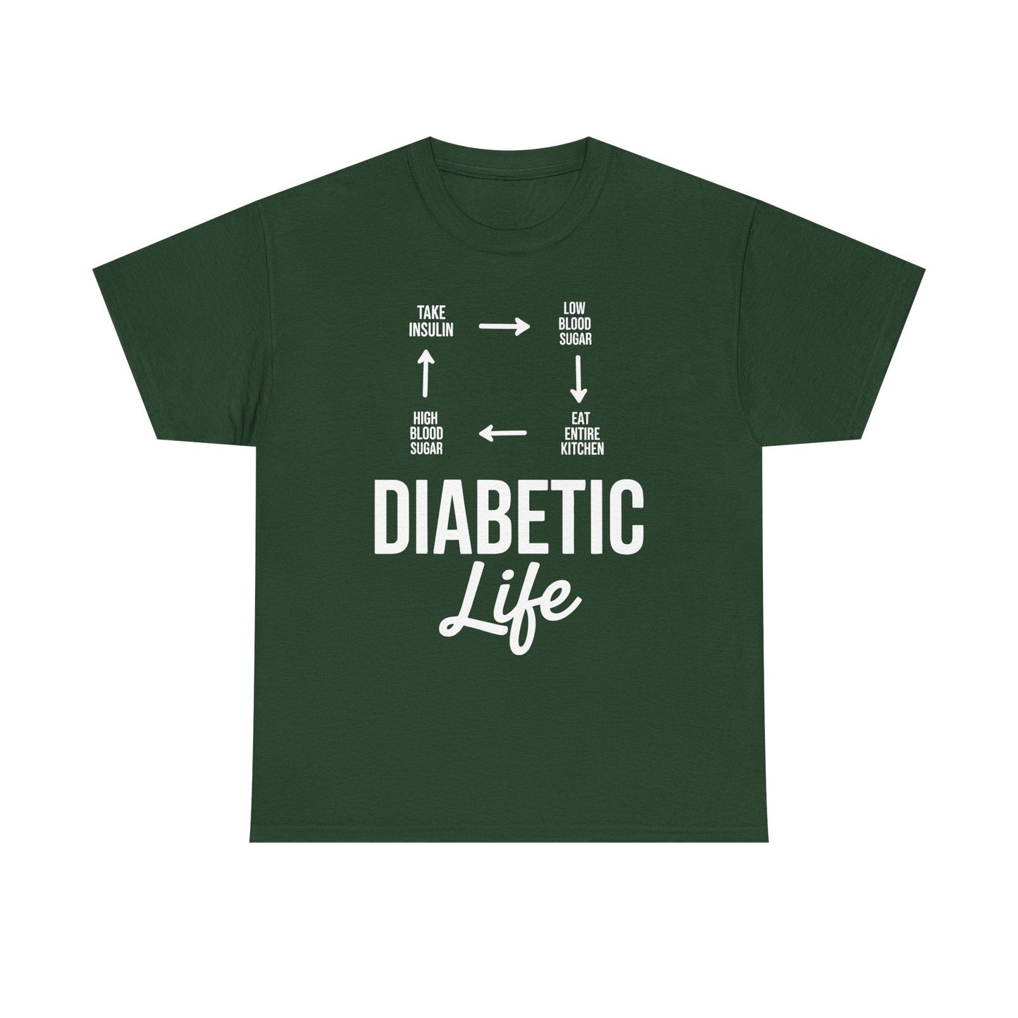 Funny Diabetic Type 1 Diabetes T1D Diabetes Awareness T-Shirt