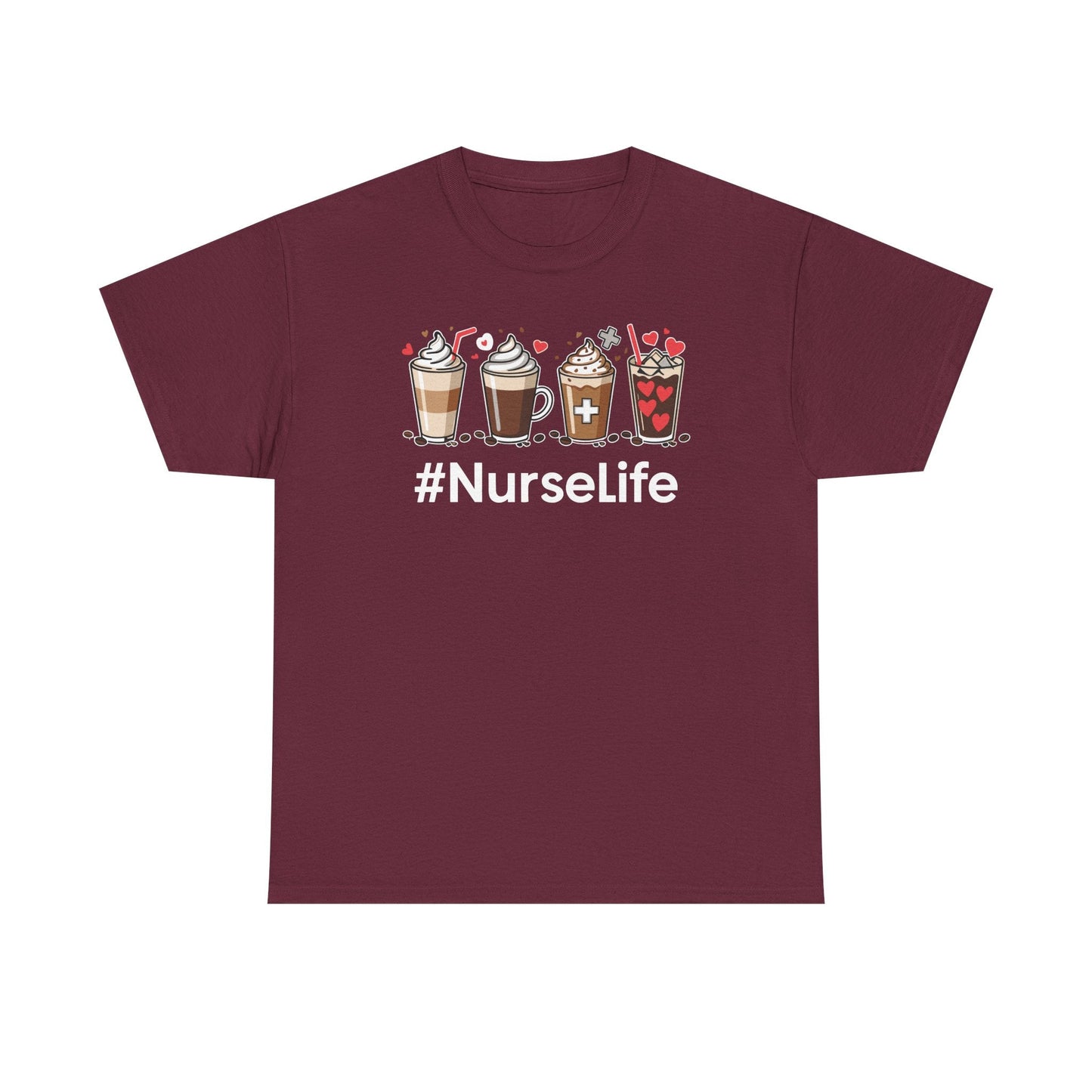 Nurse Life Funny Coffee Nurses Fuel Registered Nurse Medical T-Shirt