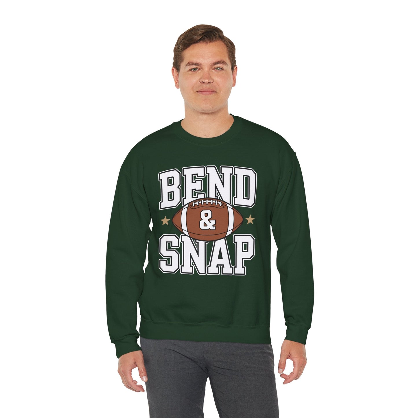 Funny Game Day Touchdown Season Cute Bend and Snap Football Sweatshirt