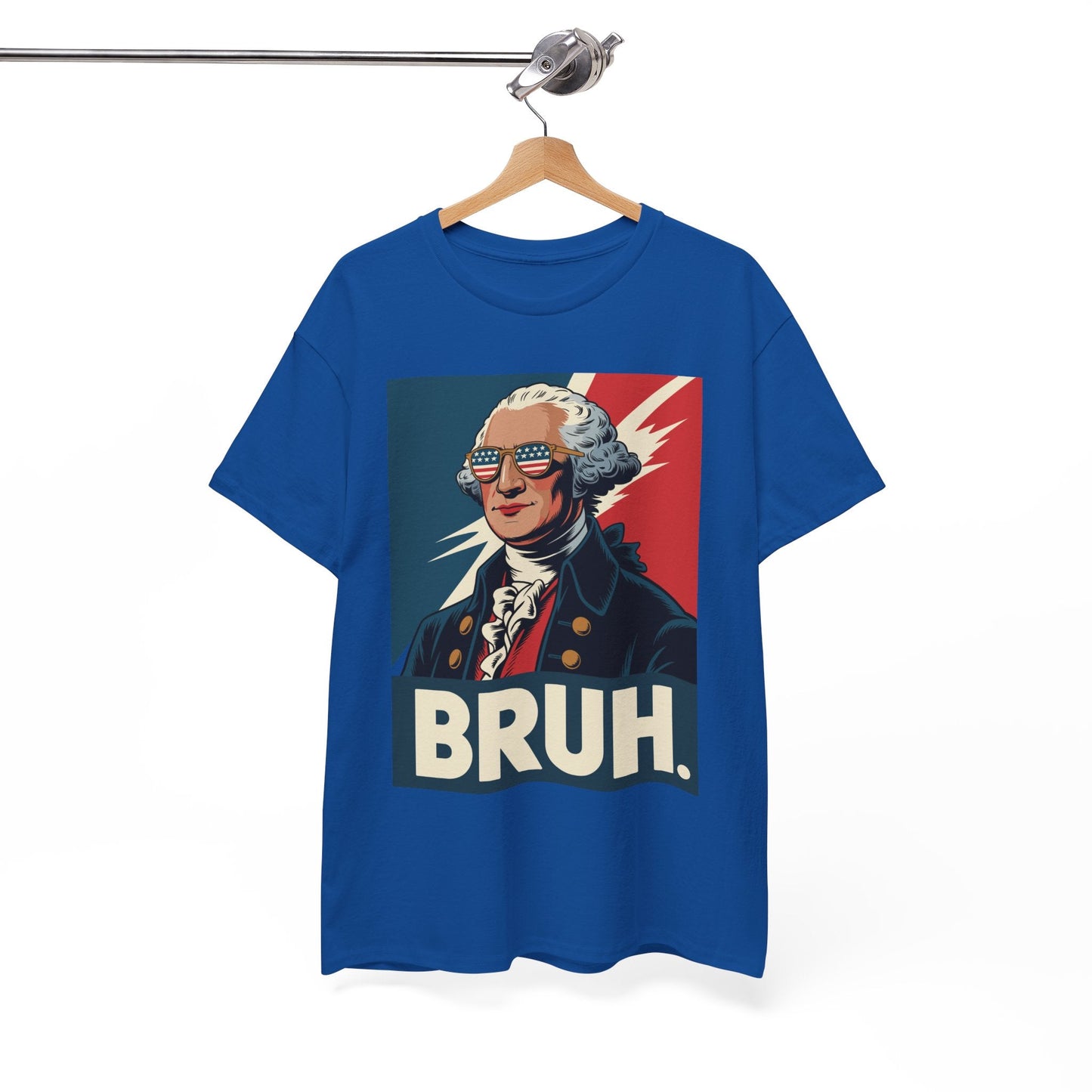 4th Of July 2025 George Washington Bruh. Meme Patriotic T-Shirt