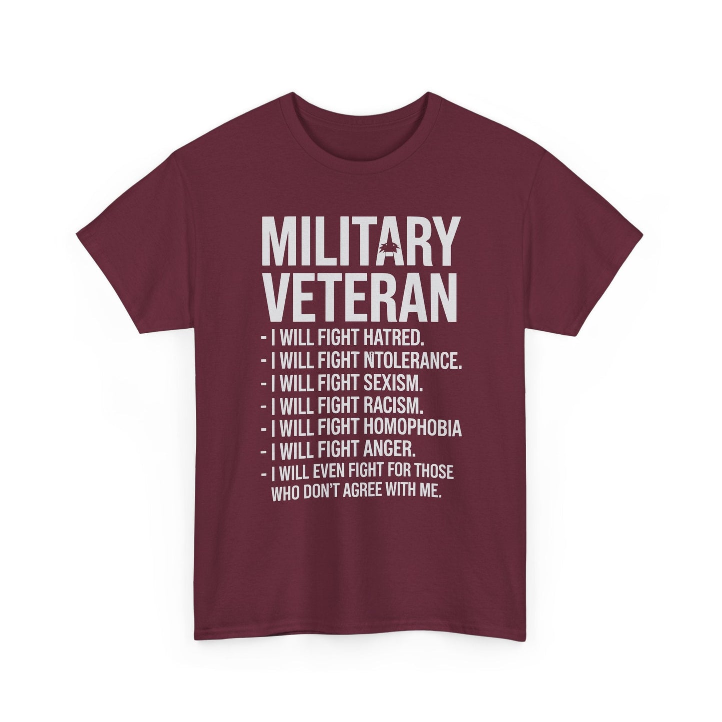 Military Veterans Against Trump 2025 Fight USA Election T-Shirt