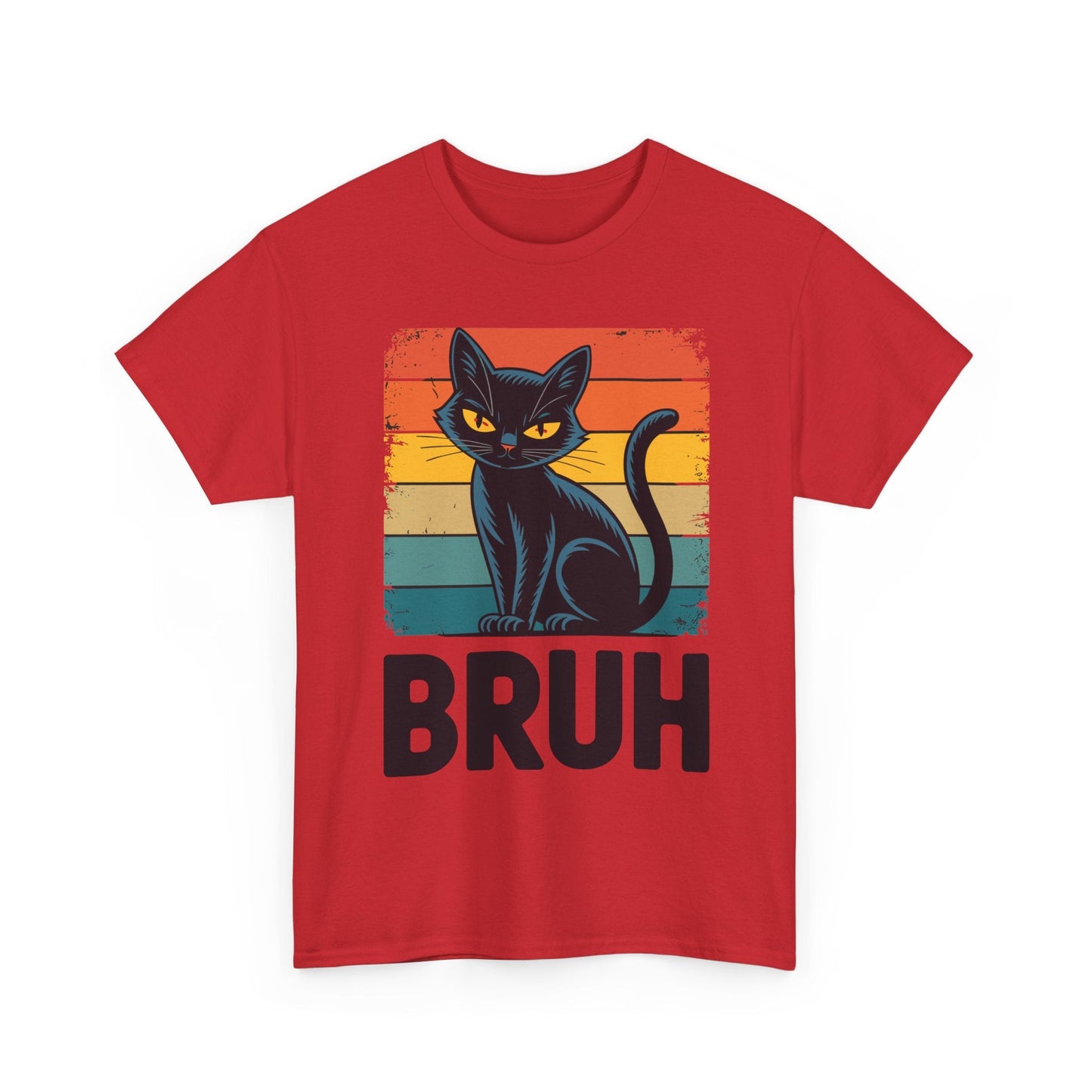 Funny Cat Bruh For Teens Boys Girls Men Women Meme Graphic T-Shirt
