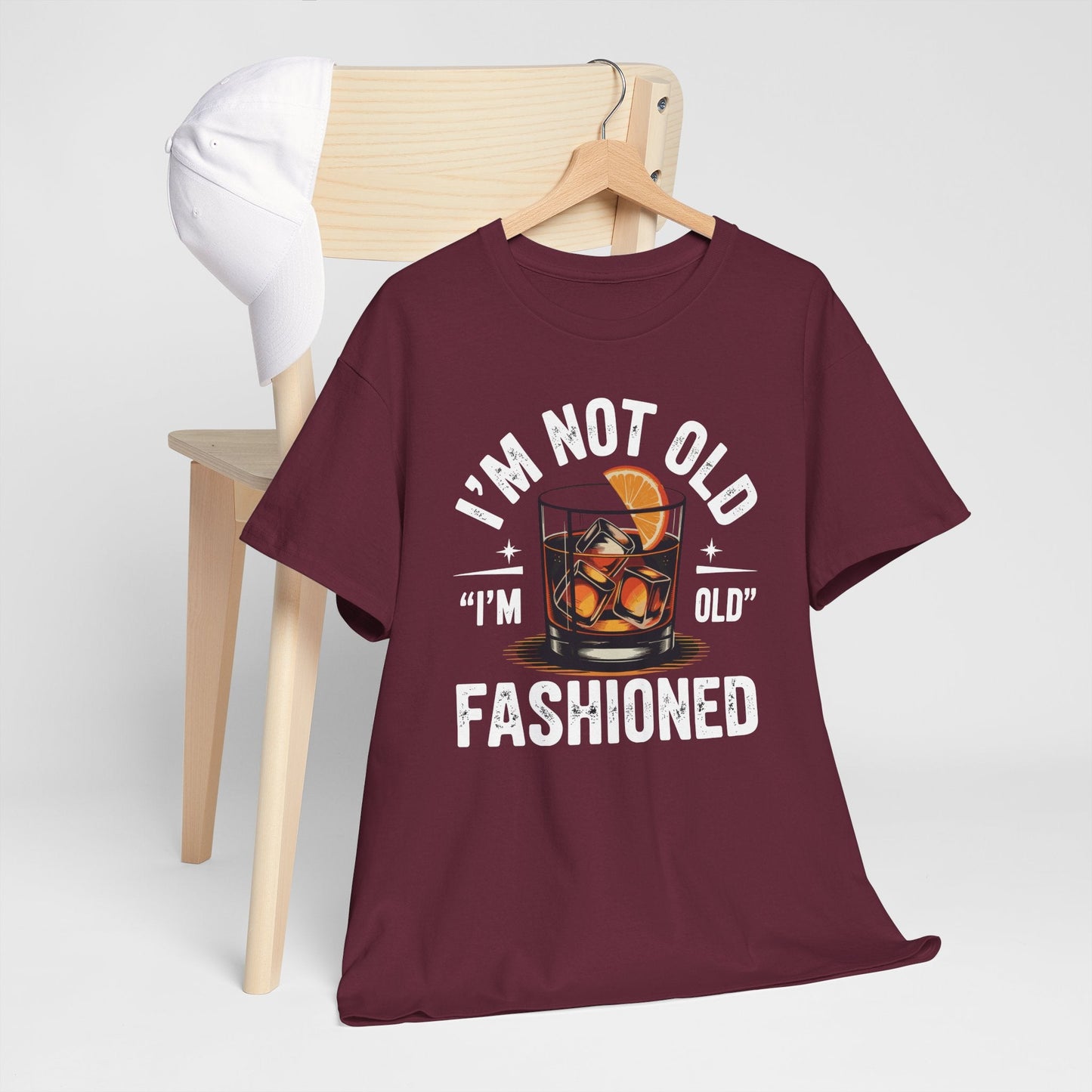 I'm Not Old I'm Old Fashioned Classic Whiskey Lover Vintage T-Shirt