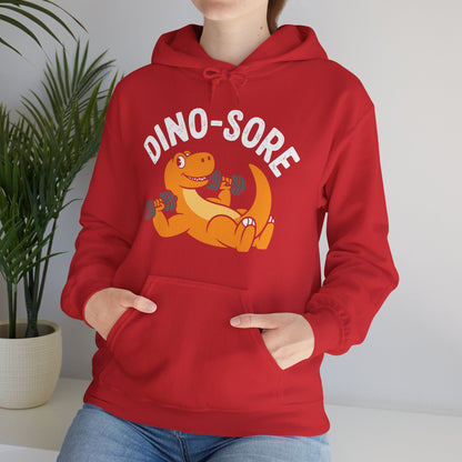 Gym Workout Dino Sore Exercise Fitness Boys Women Men Hoodie