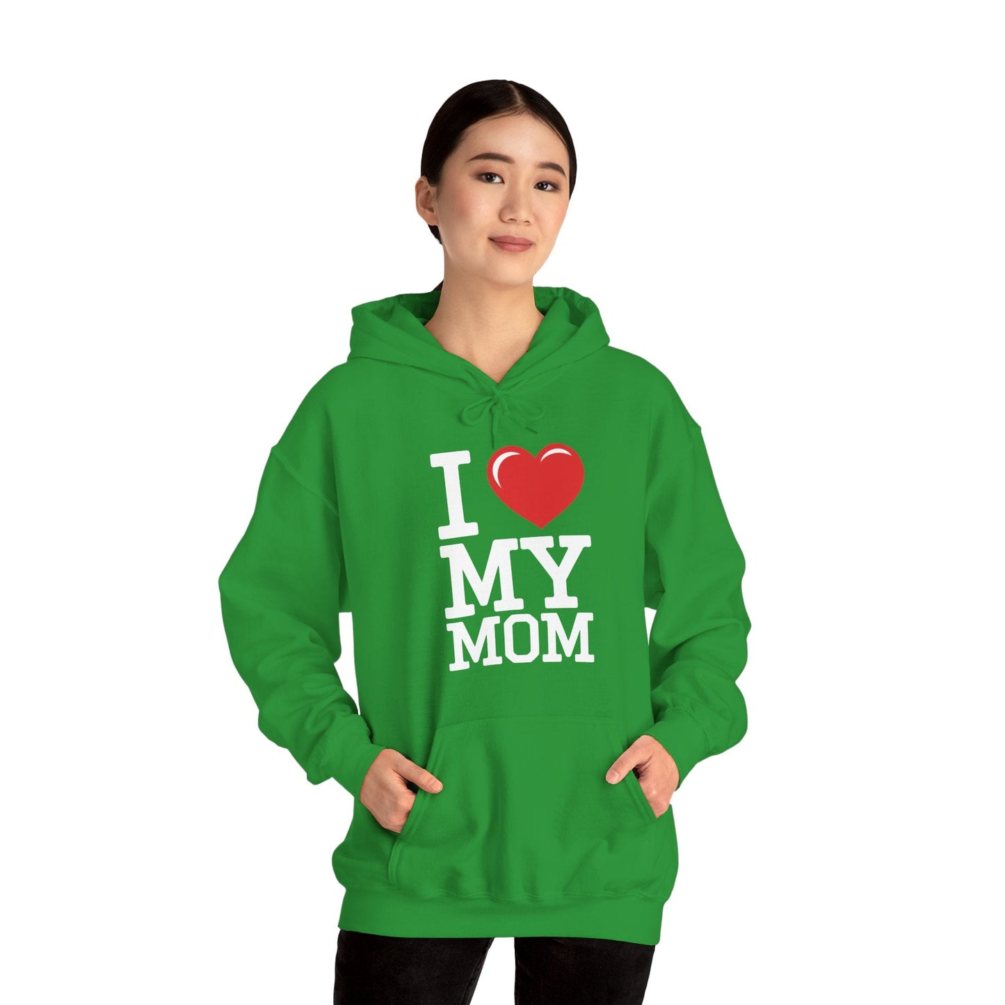 I Love My Mom Mothers Day from Daughter or Son Hoodie
