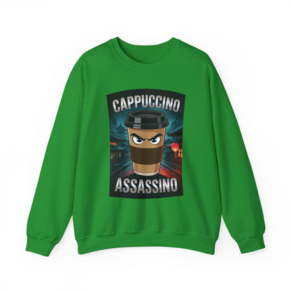 Cappuccino Assassino Coffee Lovers Italian Brainrot Meme Sweatshirt