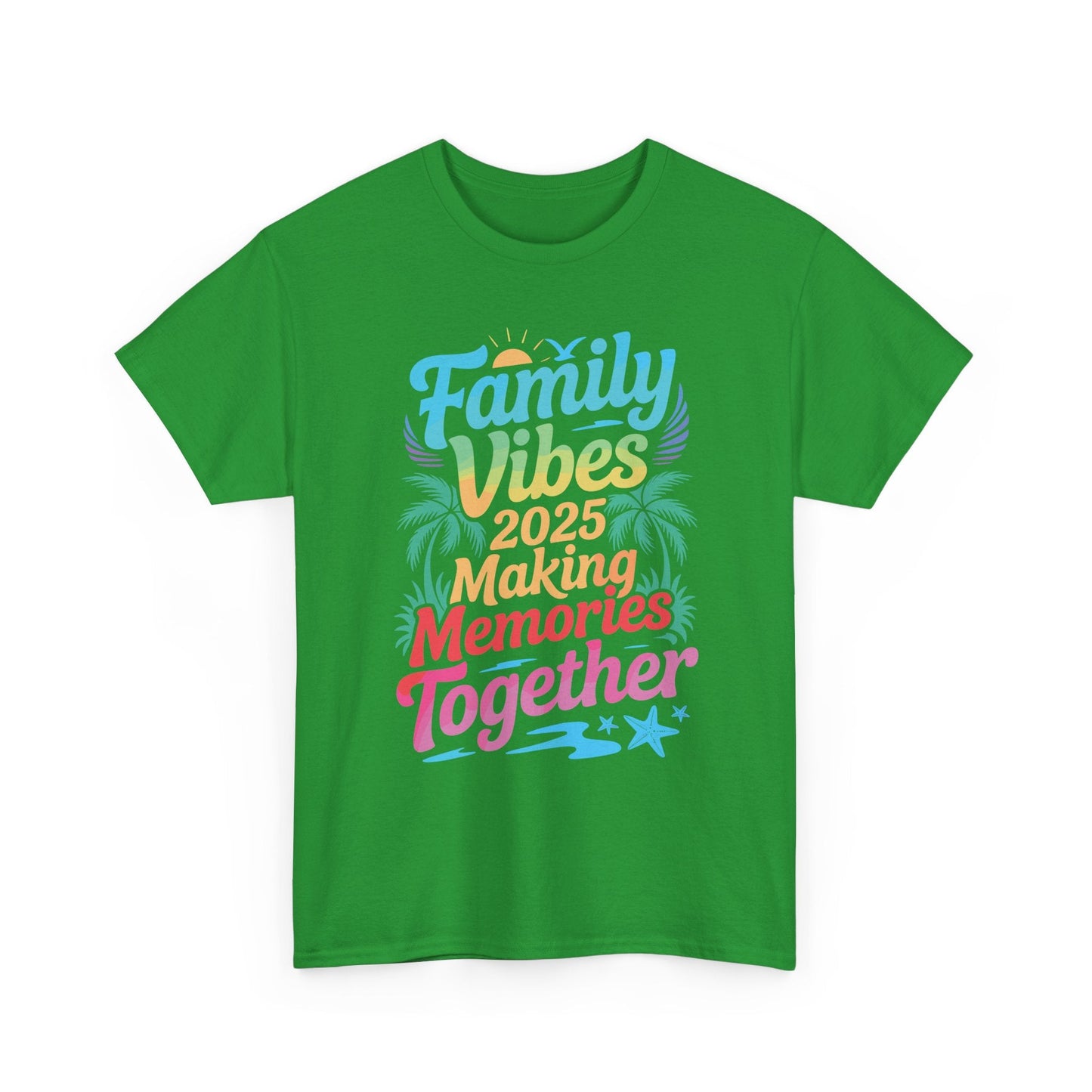 Family 2025 Vibes Family Reunion Vacation Making Memories T-Shirt