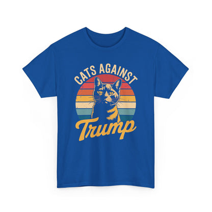 Cats Against Trump Funny Anti Trump Election Funny Cat T-Shirt