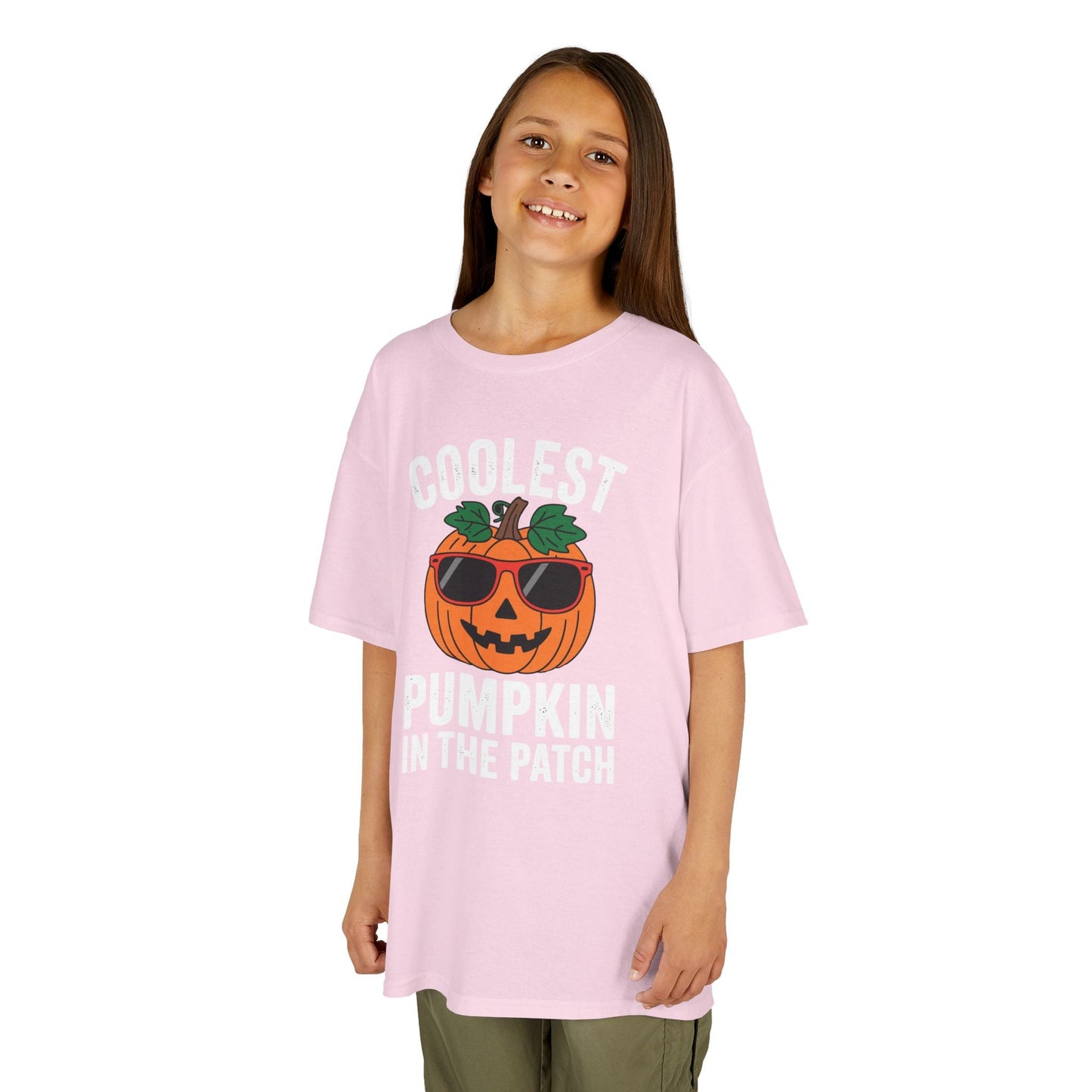 Kids Coolest Pumpkin In The Patch Halloween For Boys Girls T-Shirt