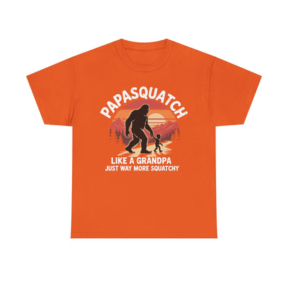 Retro Papa Squatch Like A Grandpa Funny Bigfoot Sasquatchy T-Shirt