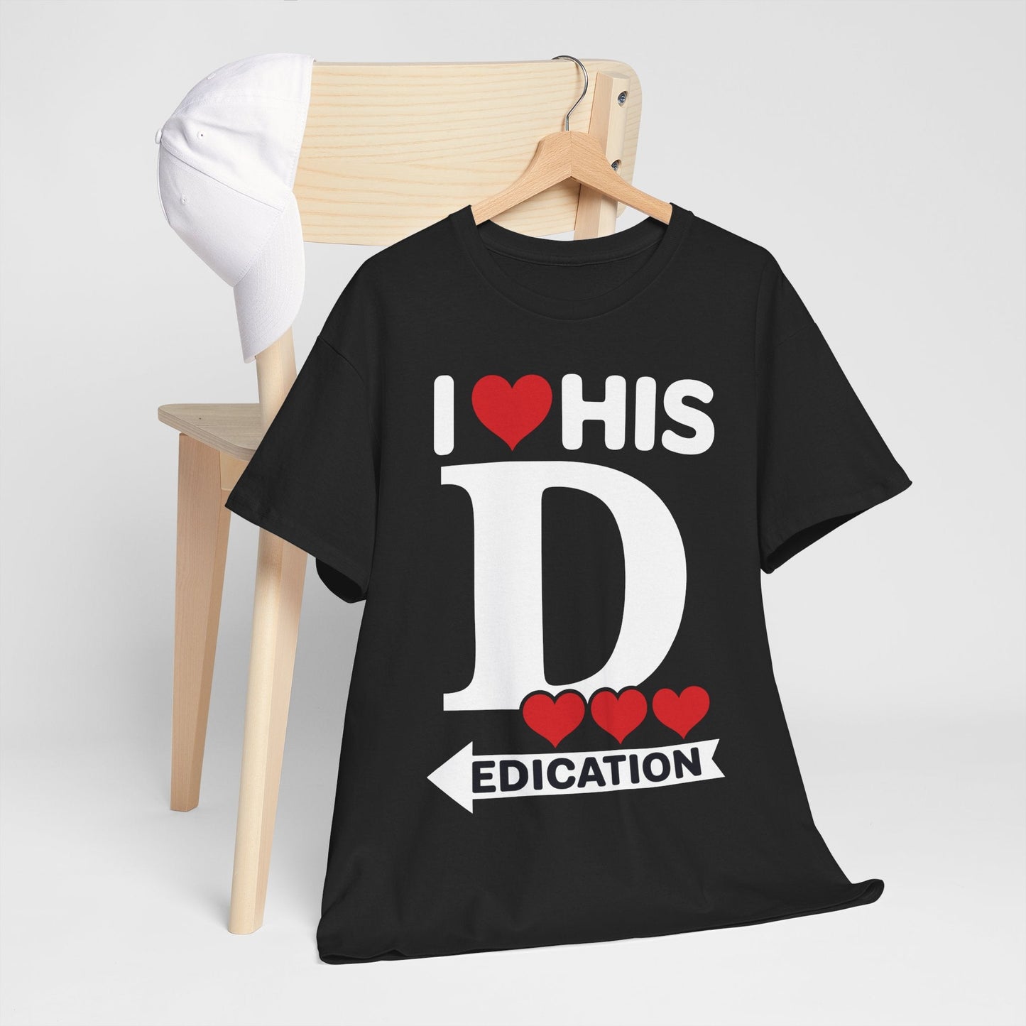 Funny Valentine's Day Couple Matching I Love His Dedication T-Shirt