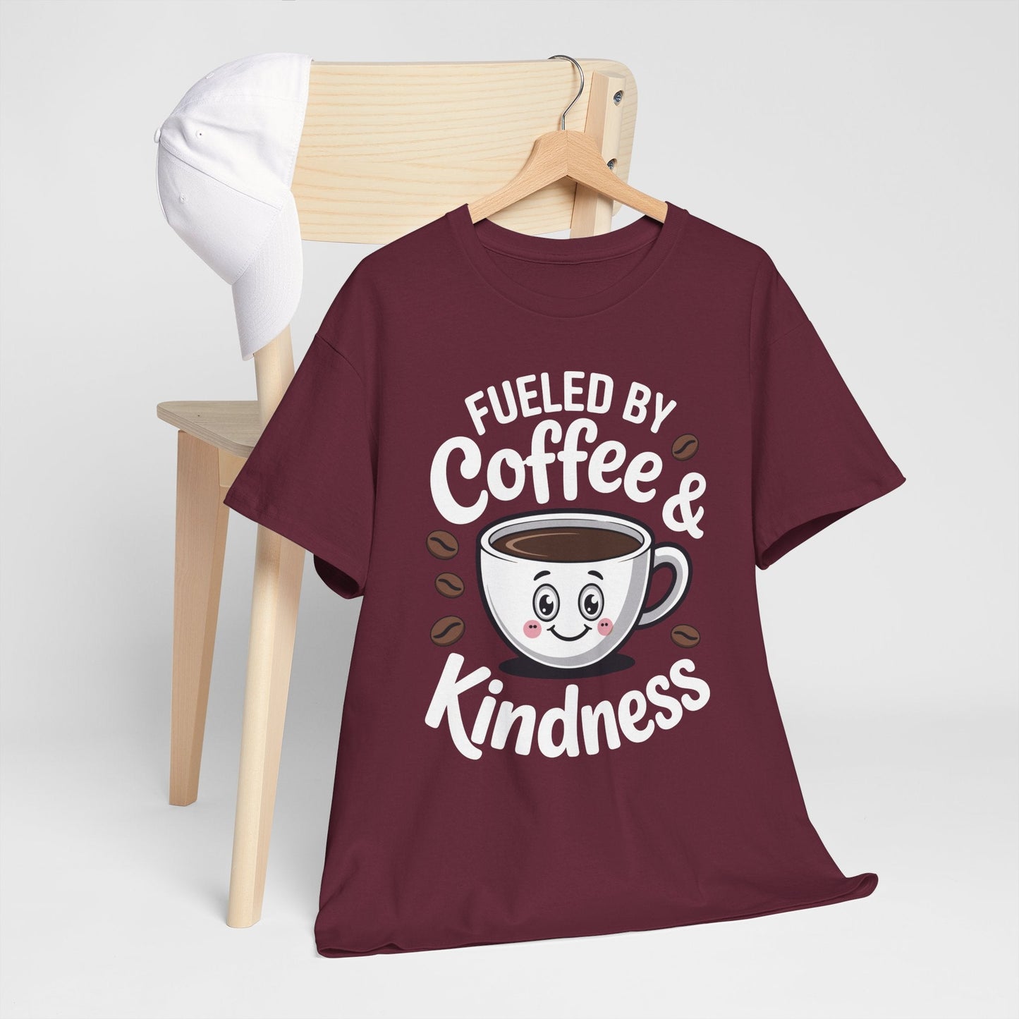 Funny Coffee Lover Fueled by Coffee And Kindness T-Shirt