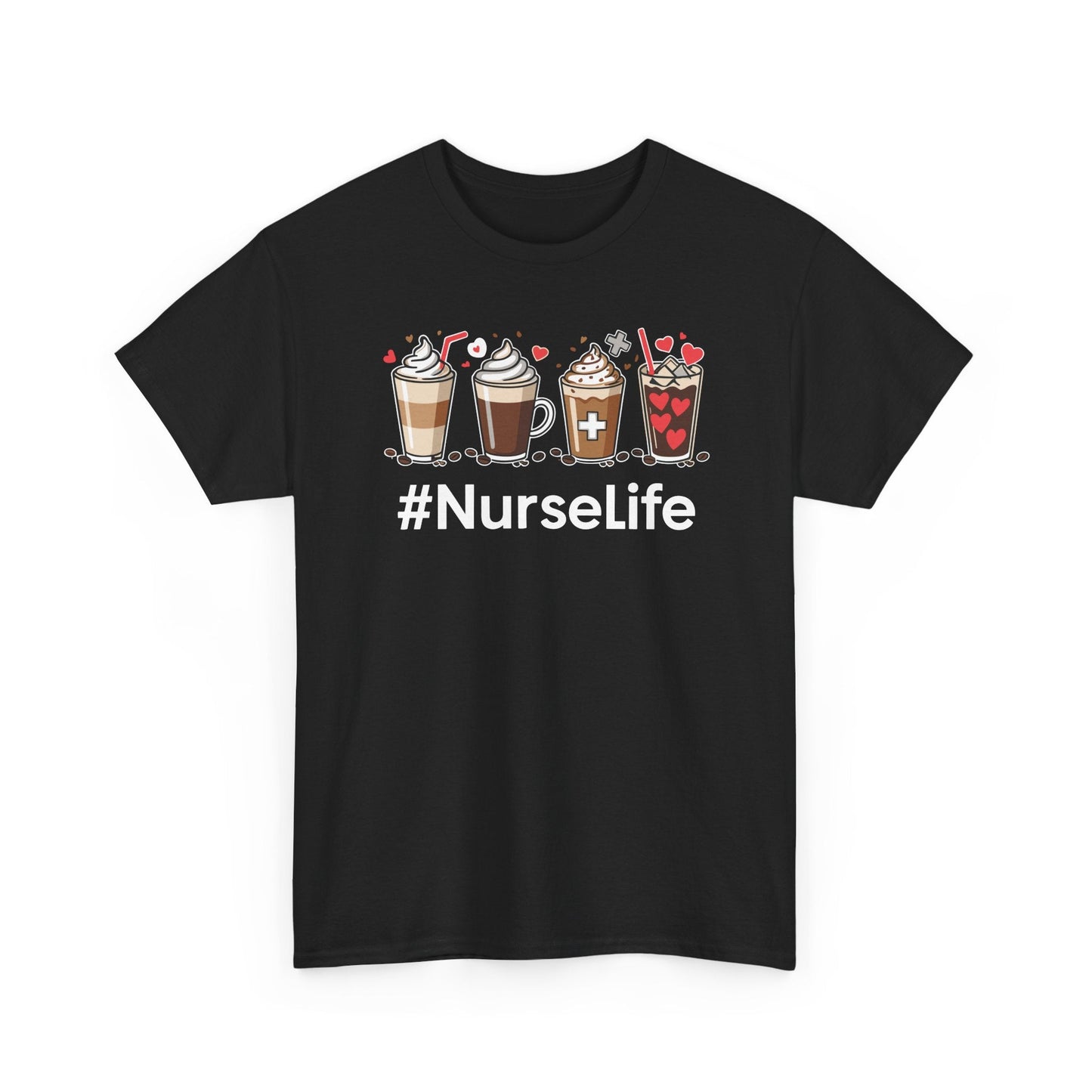 Nurse Life Funny Coffee Nurses Fuel Registered Nurse Medical T-Shirt