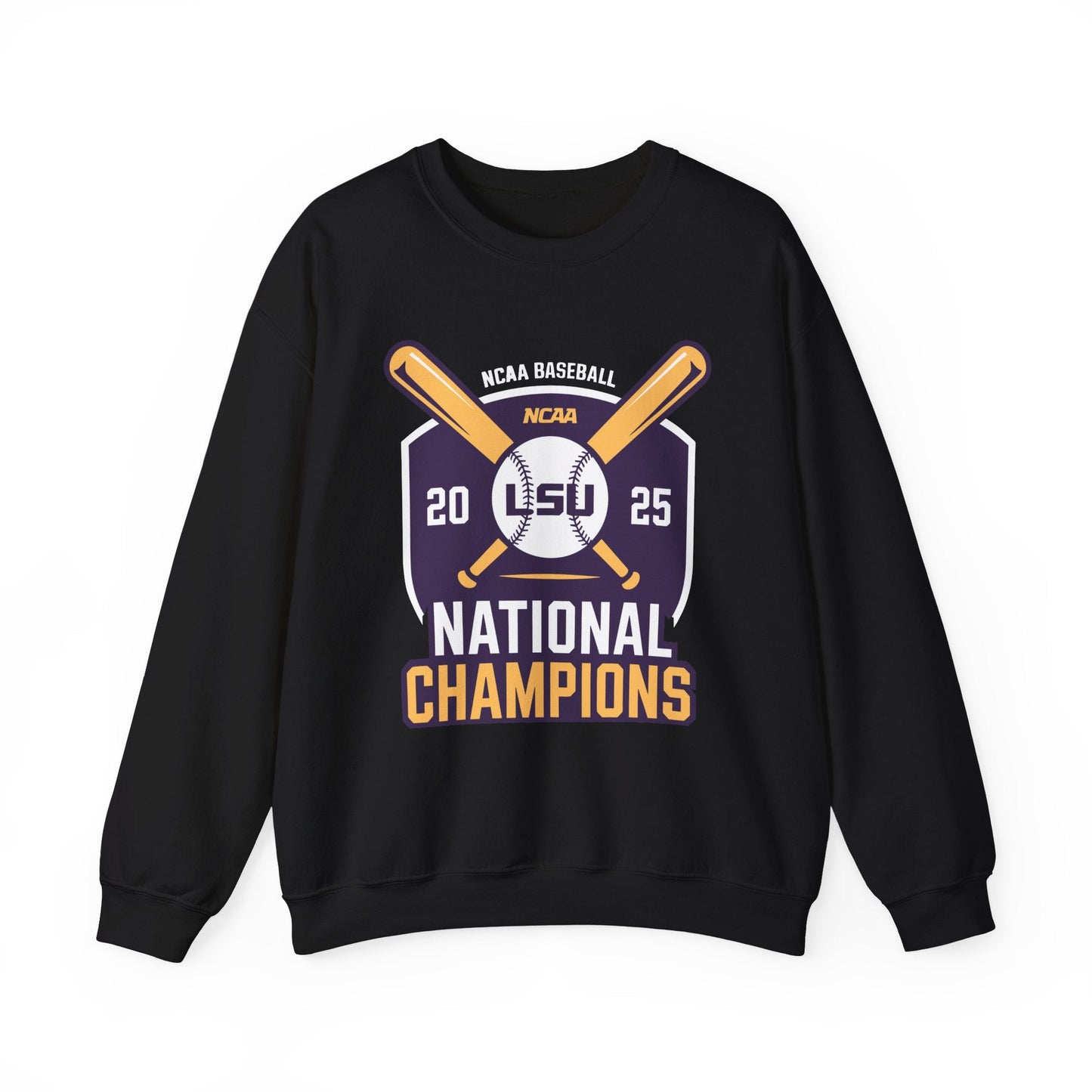 LSU Baseball 2025 National Champions Logo Sweatshirt