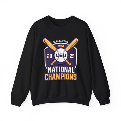 LSU Baseball 2025 National Champions Logo Sweatshirt