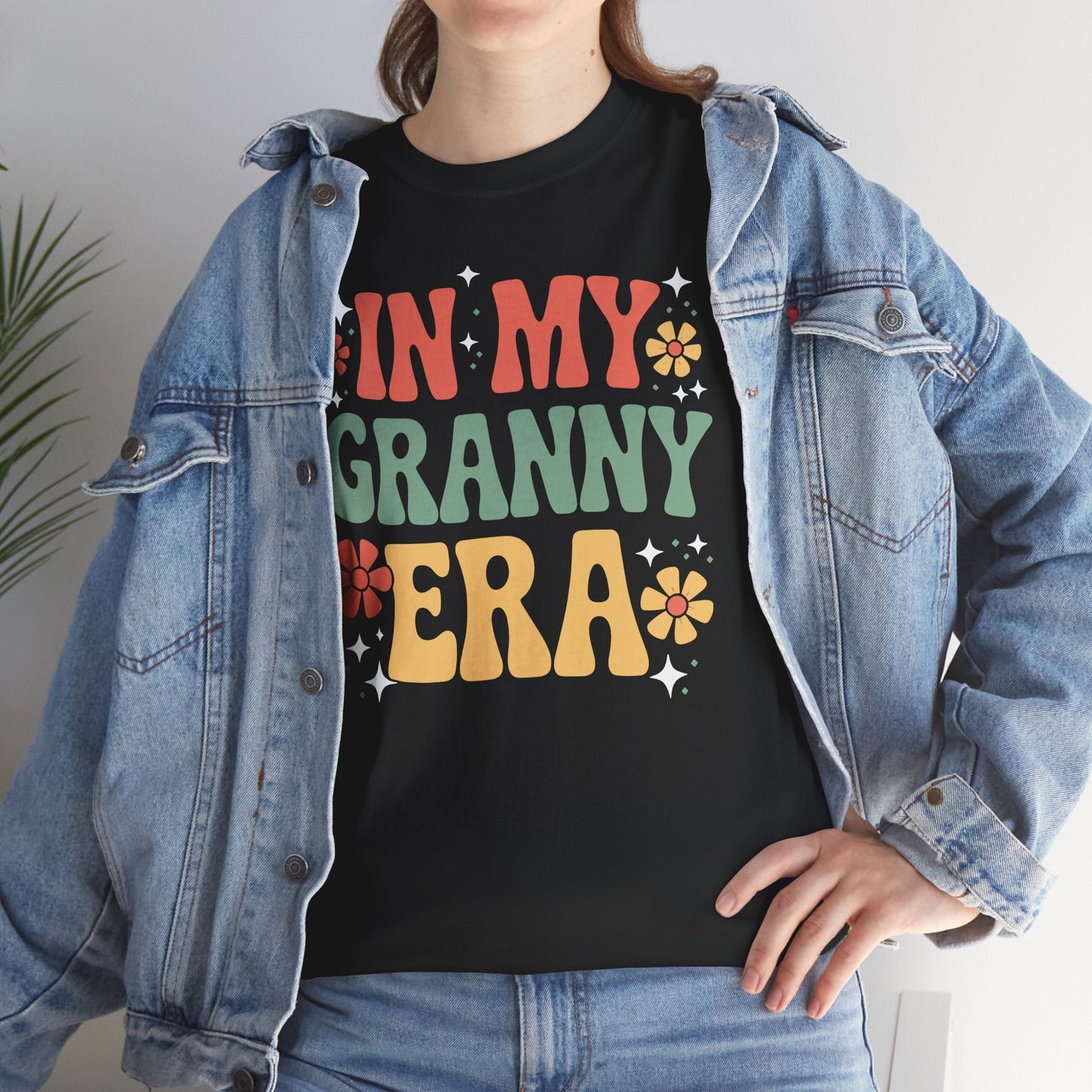 In My Granny Era Funny Sarcastic Groovy Retro Mothers Day T-Shirt