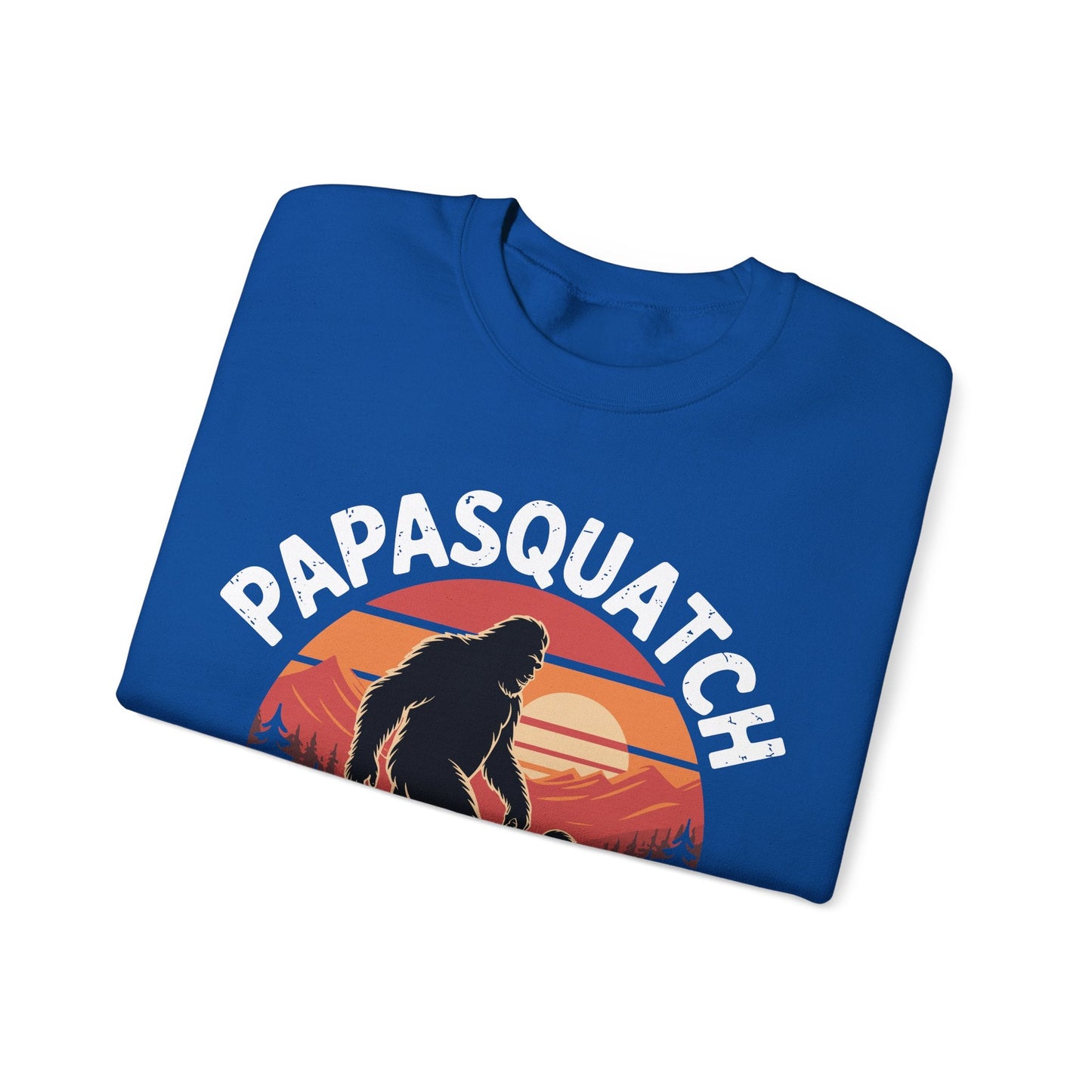 Retro Papa Squatch Like A Grandpa Funny Bigfoot Sasquatchy Sweatshirt