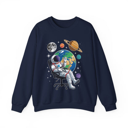 Astronaut Gamer Space Gaming System Planets Sweatshirt