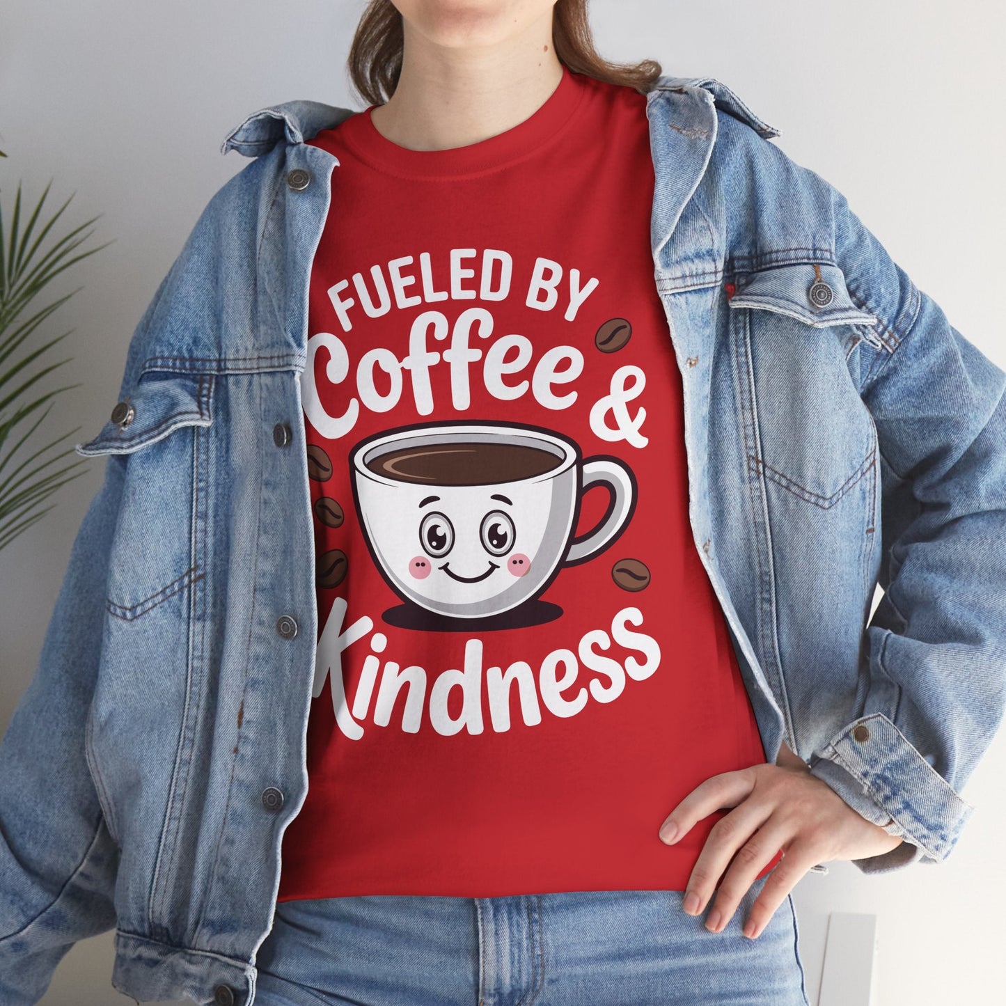 Funny Coffee Lover Fueled by Coffee And Kindness T-Shirt