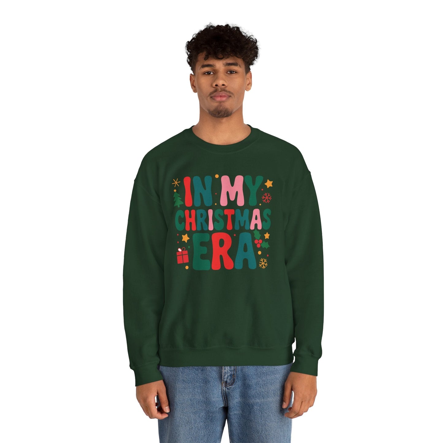 In My Christmas Era Cute Groovy Christmas Holiday Xmas Sweatshirt