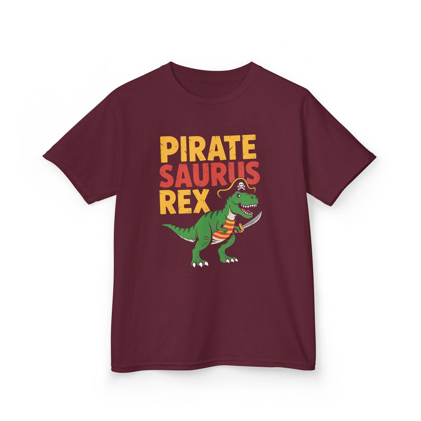 Pirate Saurus T-Rex Dinosaur Funny Halloween Costume Boys T-Shirt