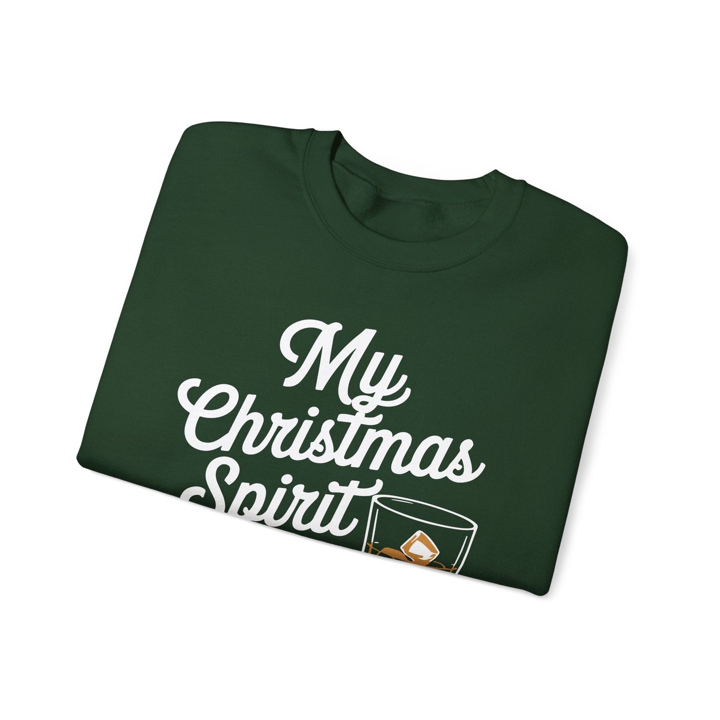 Funny Christmas Drinking Shirt Whiskey Liquor Drinker Saying Sweatshirt