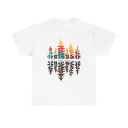 Nature Reflection Forest Trees Outdoor Wildlife T-Shirt